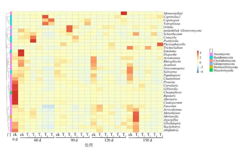 葡萄枝條處理對土壤真菌群落結(jié)構(gòu)、生態(tài)變化的影響（三）