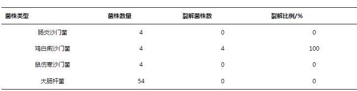雞白痢沙門菌噬菌體PC79-13生長曲線、生物學(xué)特性、基因特征及快速檢測法（一）