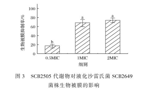 基于MIC和生長曲線分析植物乳桿菌SCB2505代謝物對液化沙雷氏菌的抑菌機(jī)理（四）